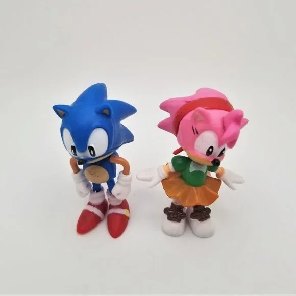 Sonic The Hedgehog 6 Pc Figurines Cake Toppers Toys - Picture 3 of 4